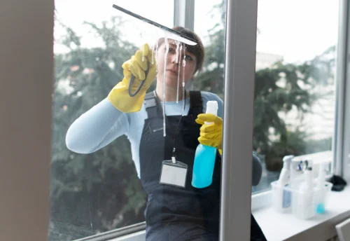 Nettoyage de vitres intérieures et extérieures à Denée